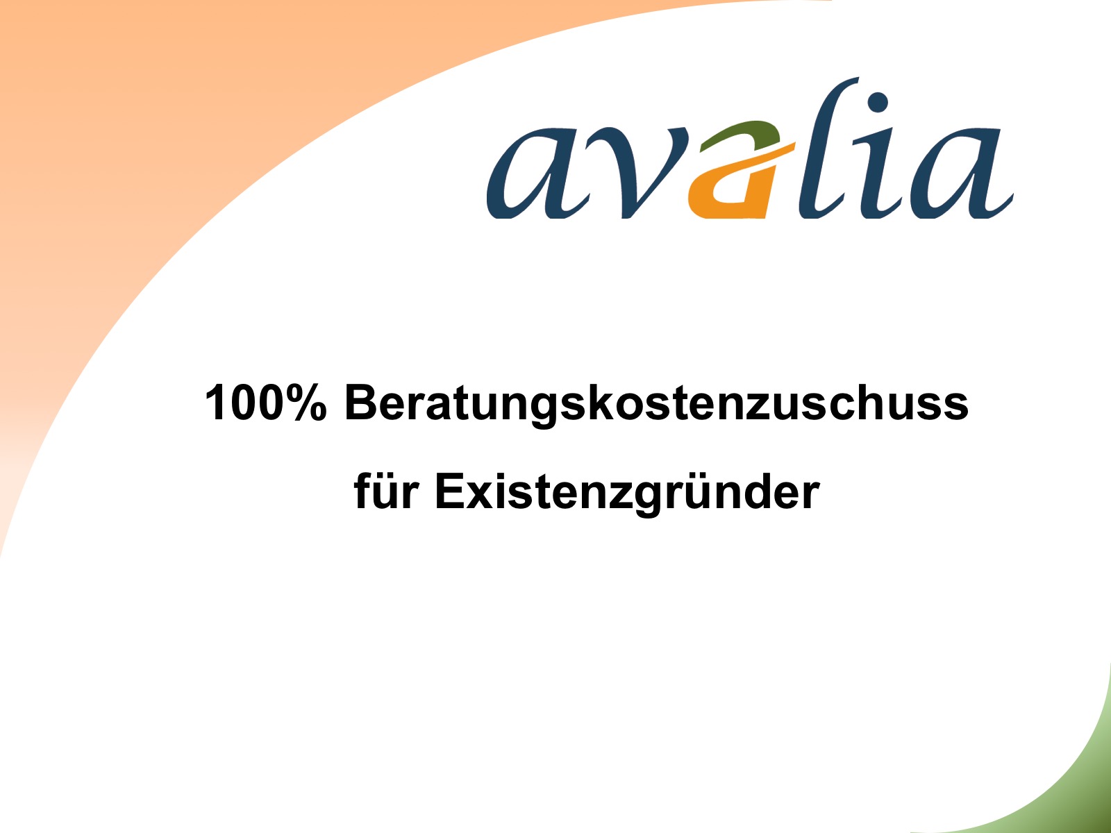 Förderung Existenzgründung